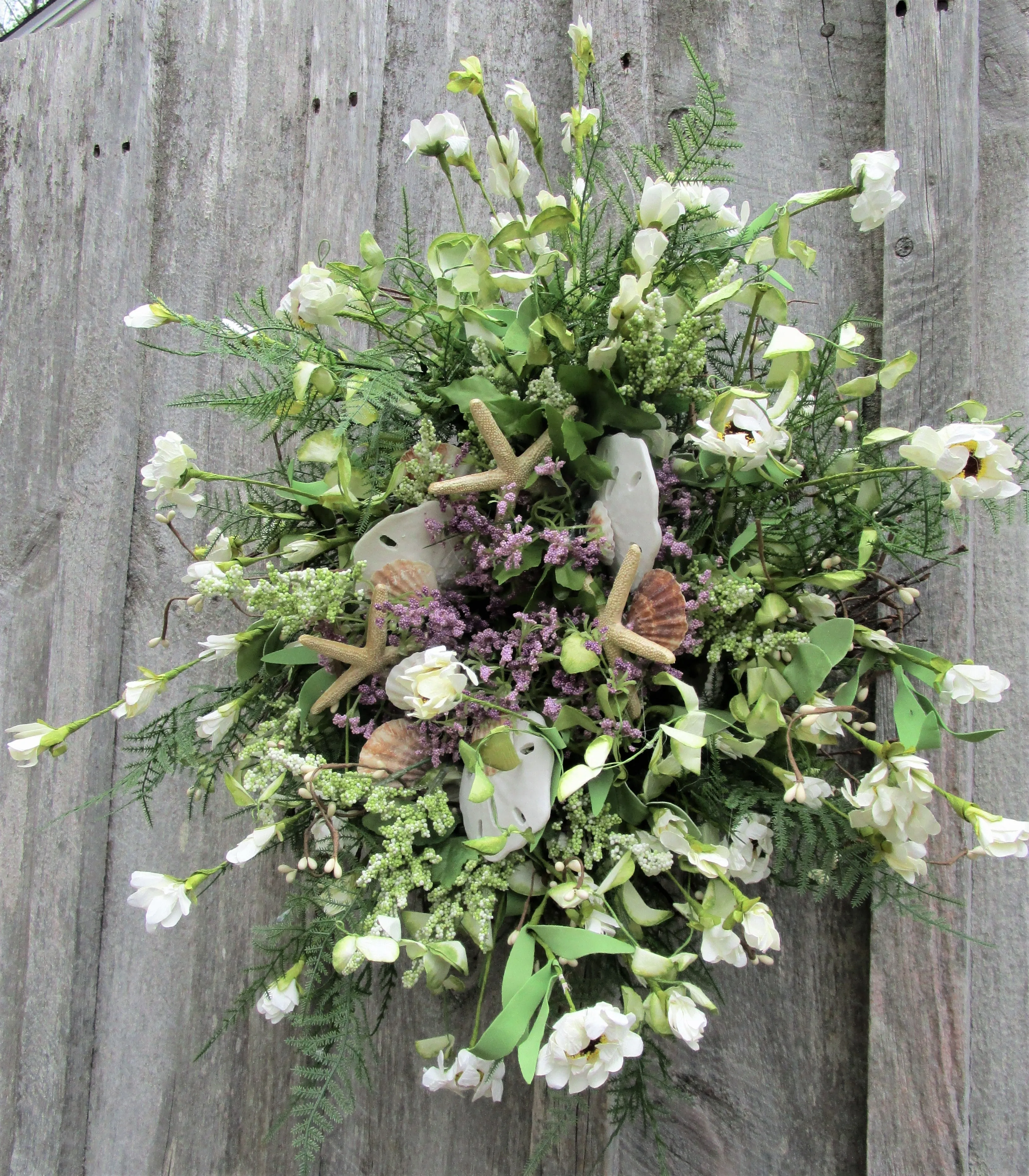 Cape Ann Beach Cottage Wreath