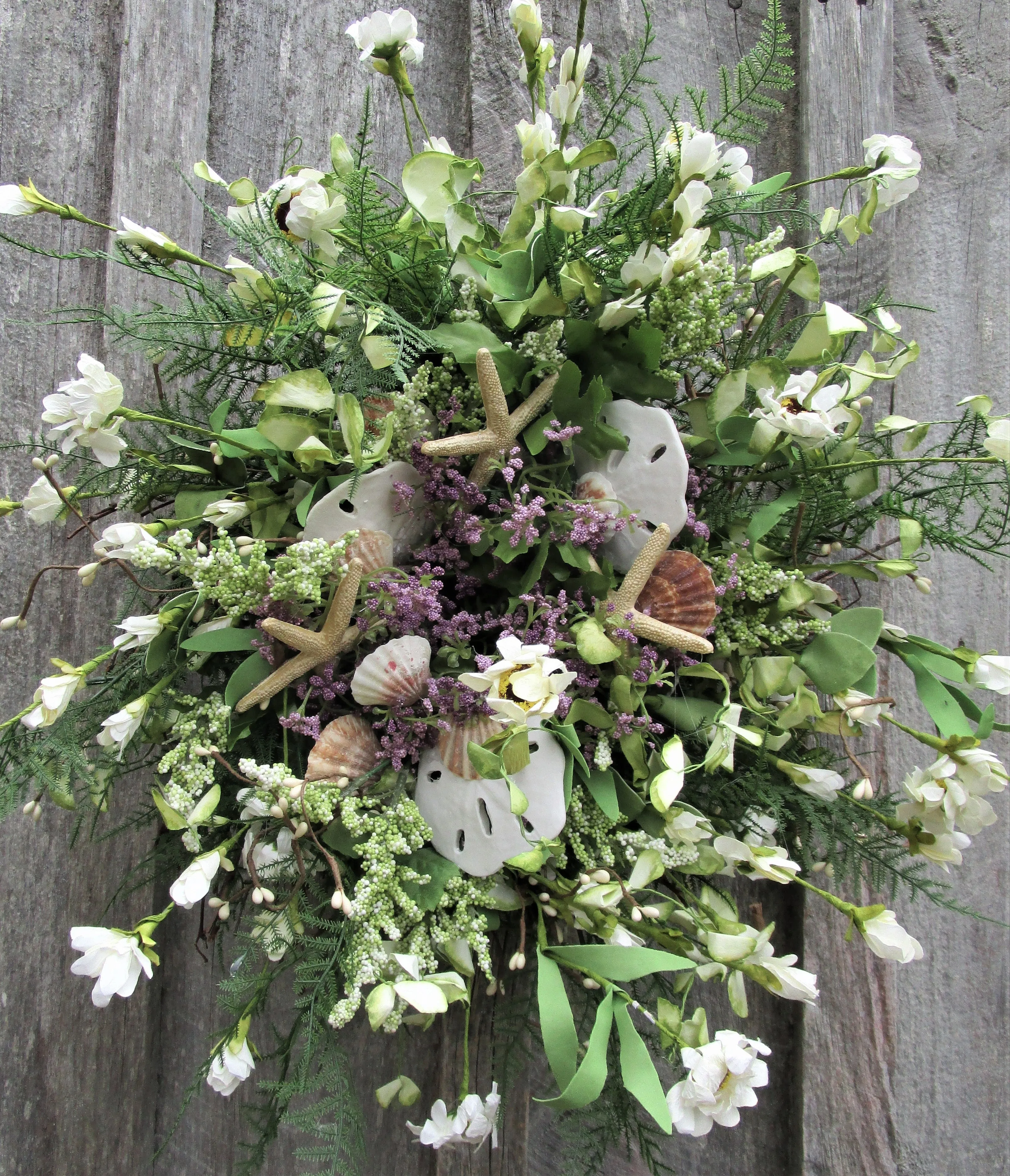 Cape Ann Beach Cottage Wreath