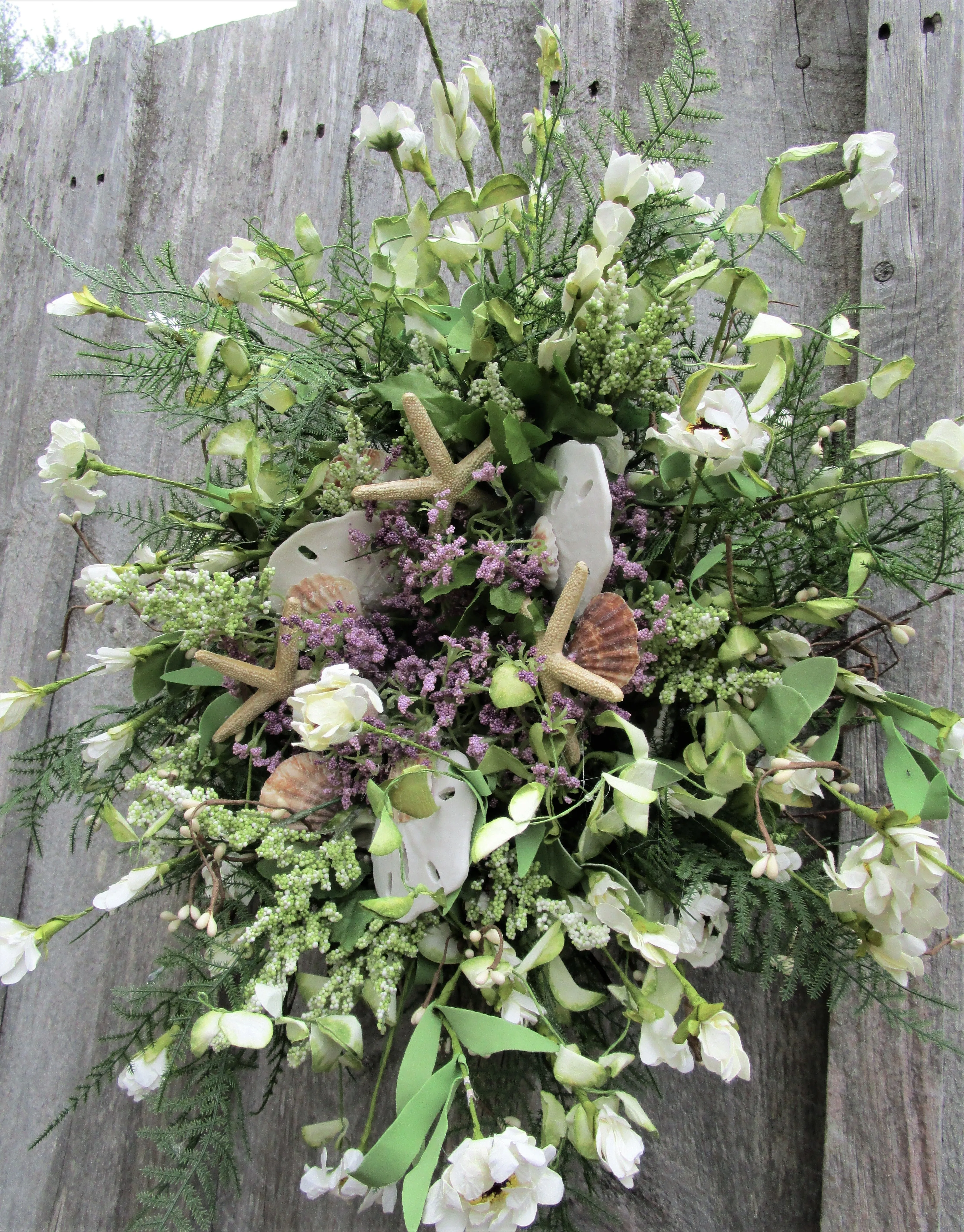 Cape Ann Beach Cottage Wreath