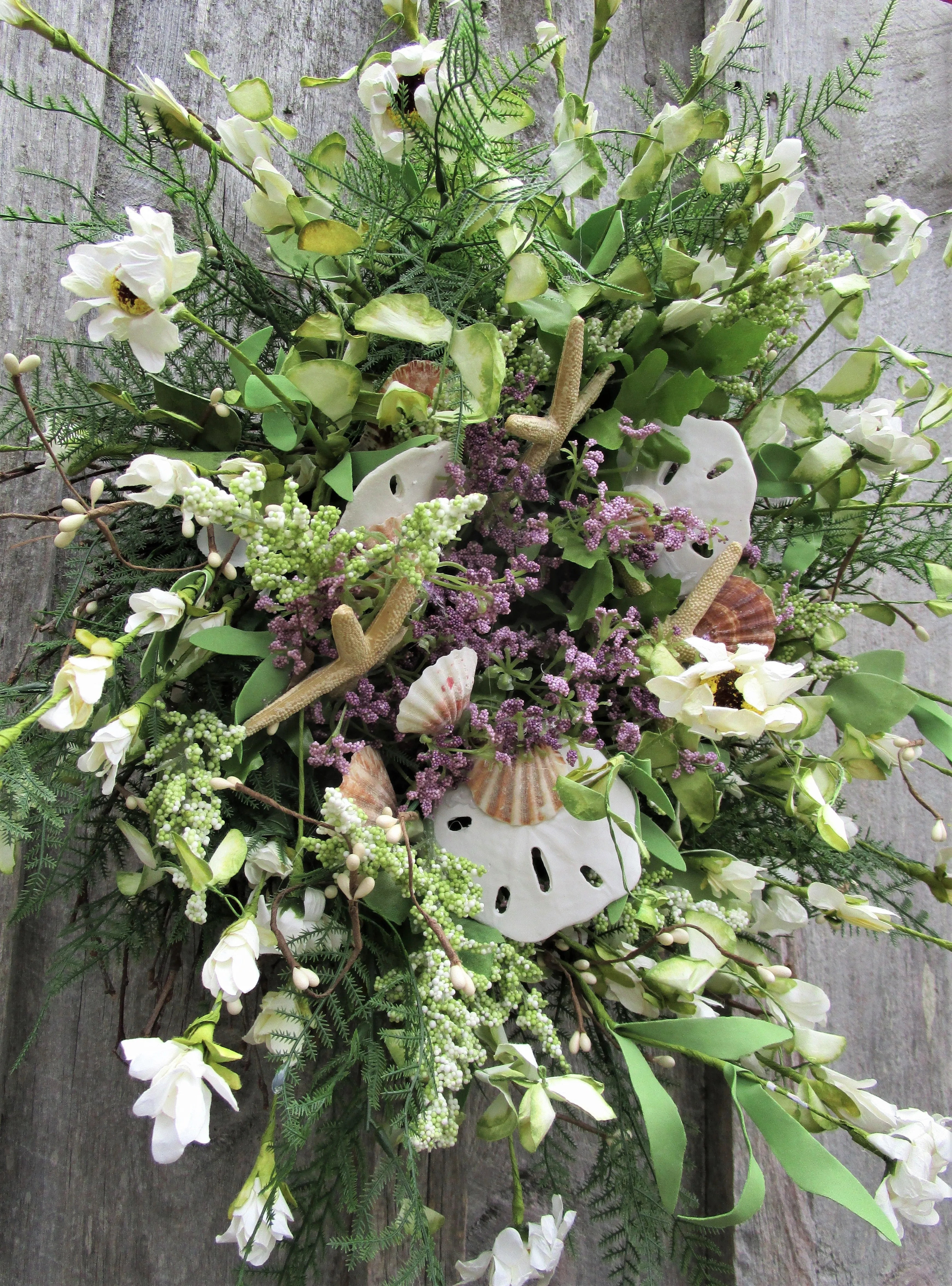 Cape Ann Beach Cottage Wreath