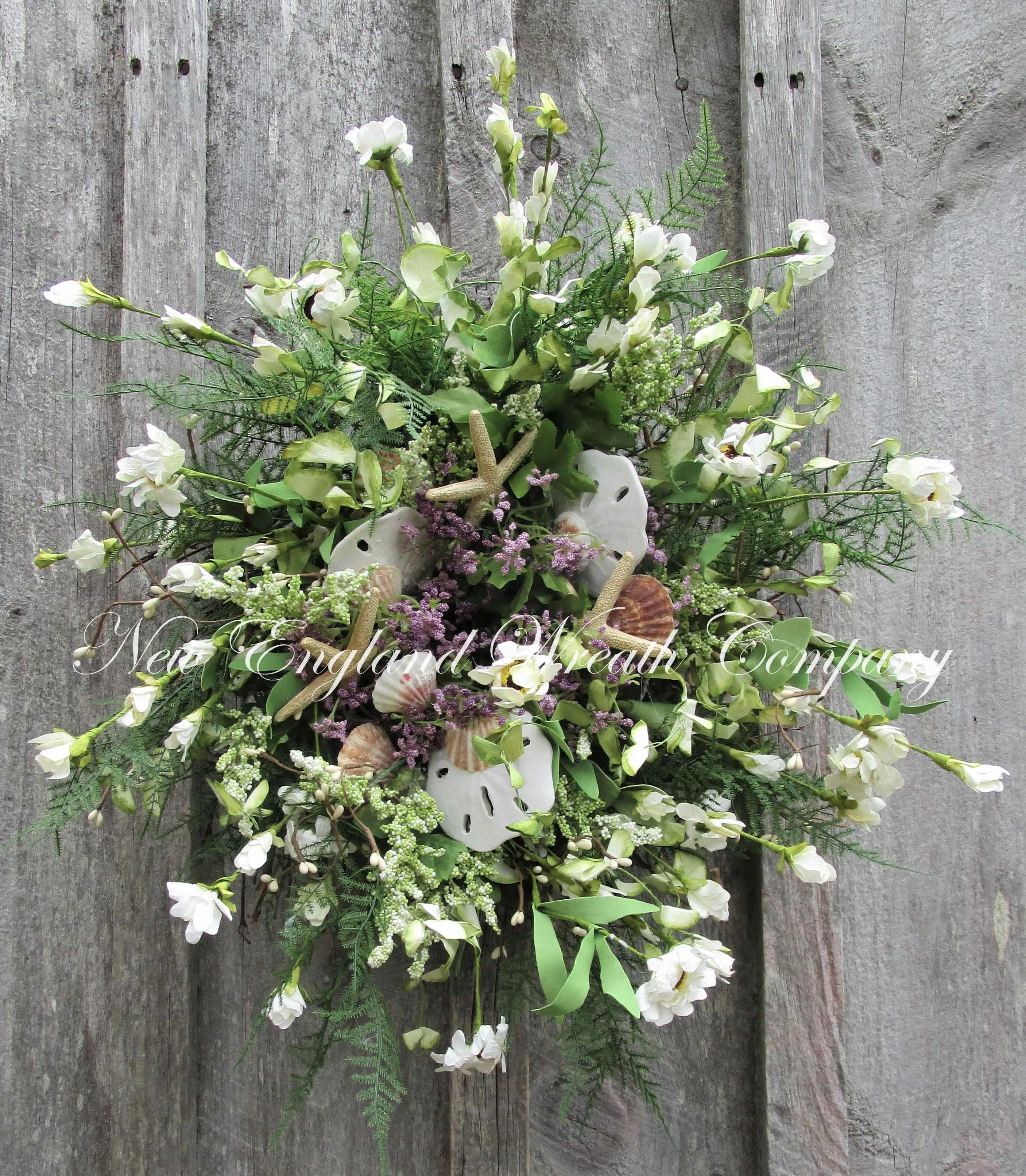 Cape Ann Beach Cottage Wreath