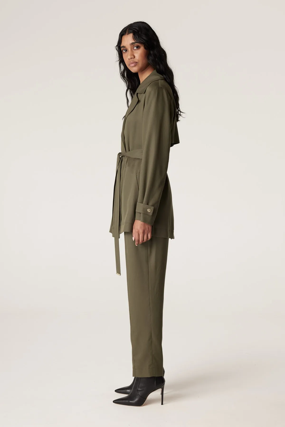 Carmen Tencel Pant - Khaki