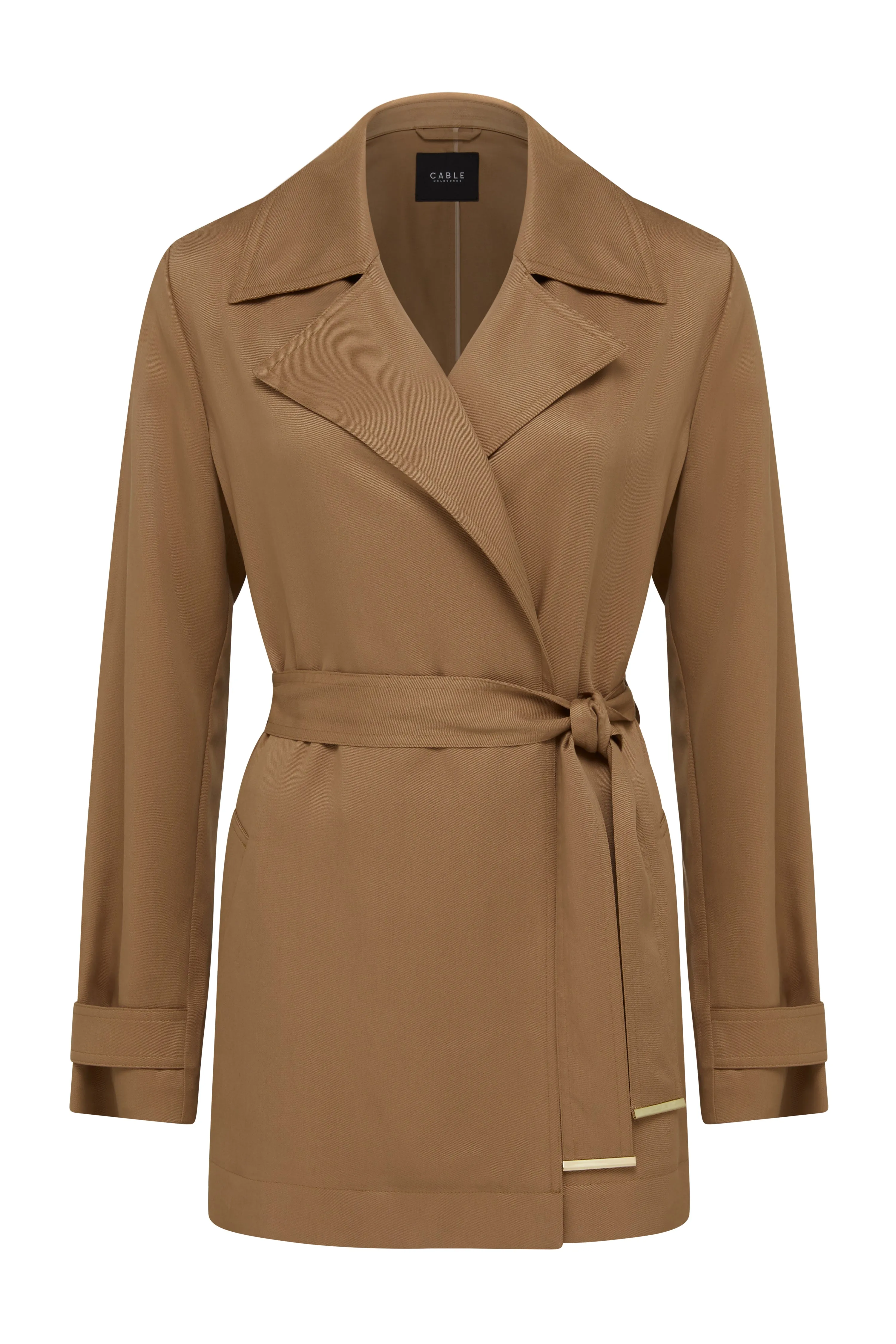 Carmen Tencel Trench - Camel