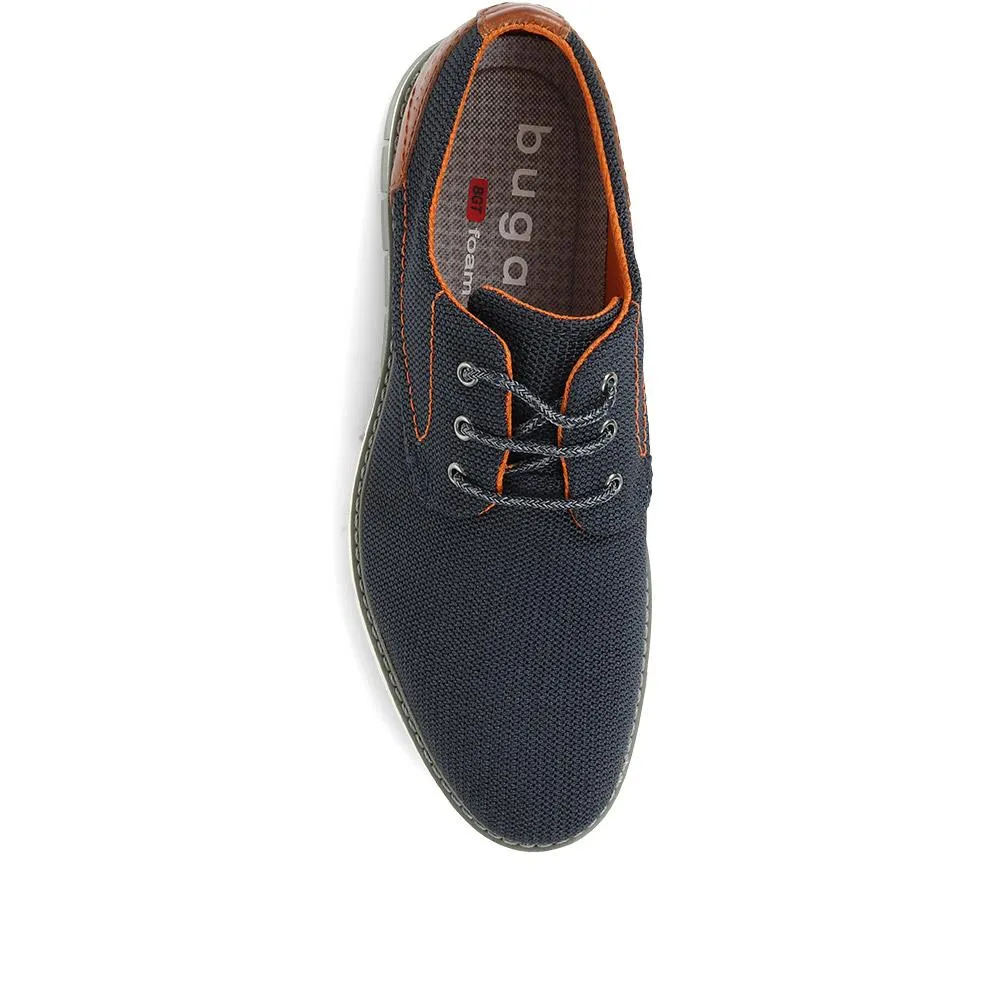 Casual Lace-Up Derby Shoes - BUG35500 / 321 814