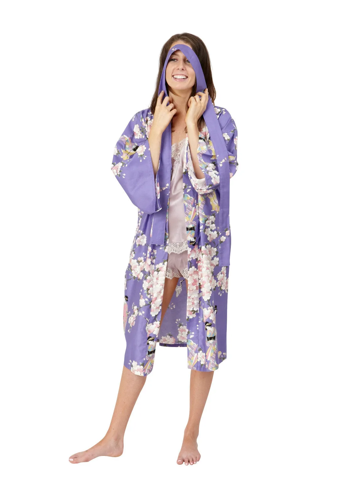 Cherry Blossom & Beauty Short Cotton Happi Coat