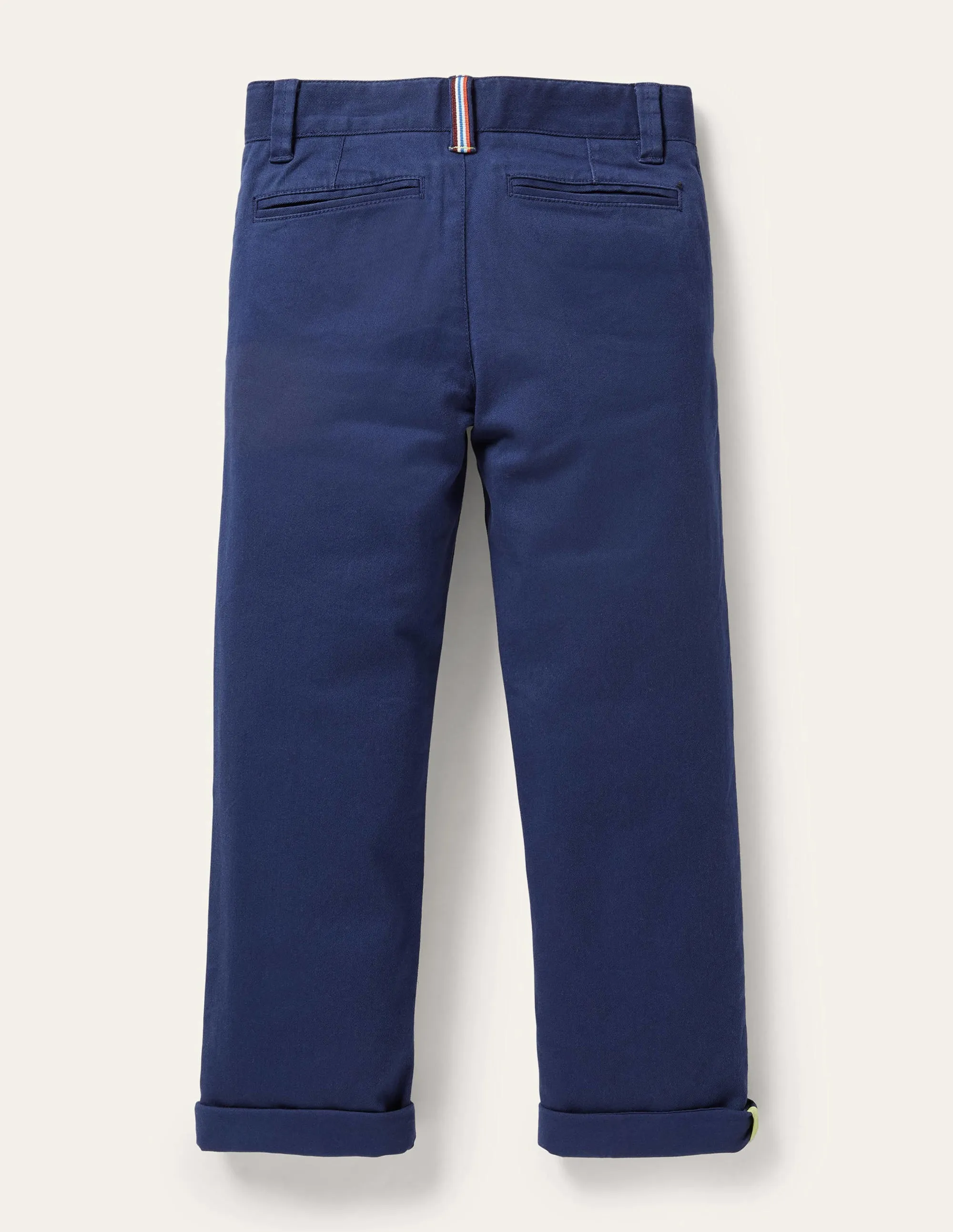 Chino Stretch Trousers-College Navy