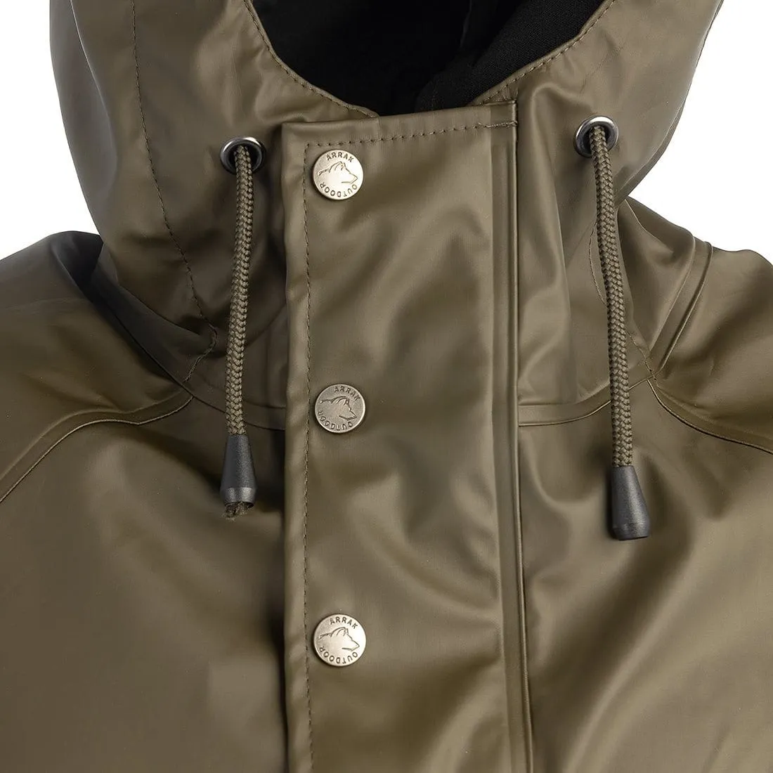 Classic Unisex Rain Coat (Olive)