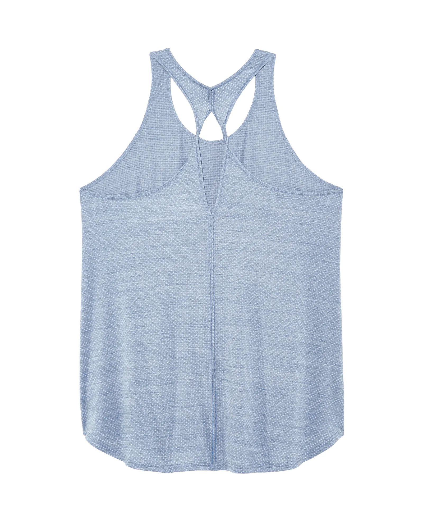 Clover Tunic Tank with Twist Back | Light Blue