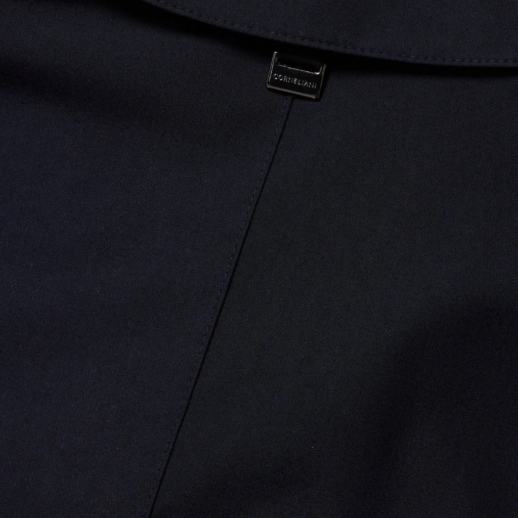 CORNELIANI Water Repellent Trench Coat NAVY REG