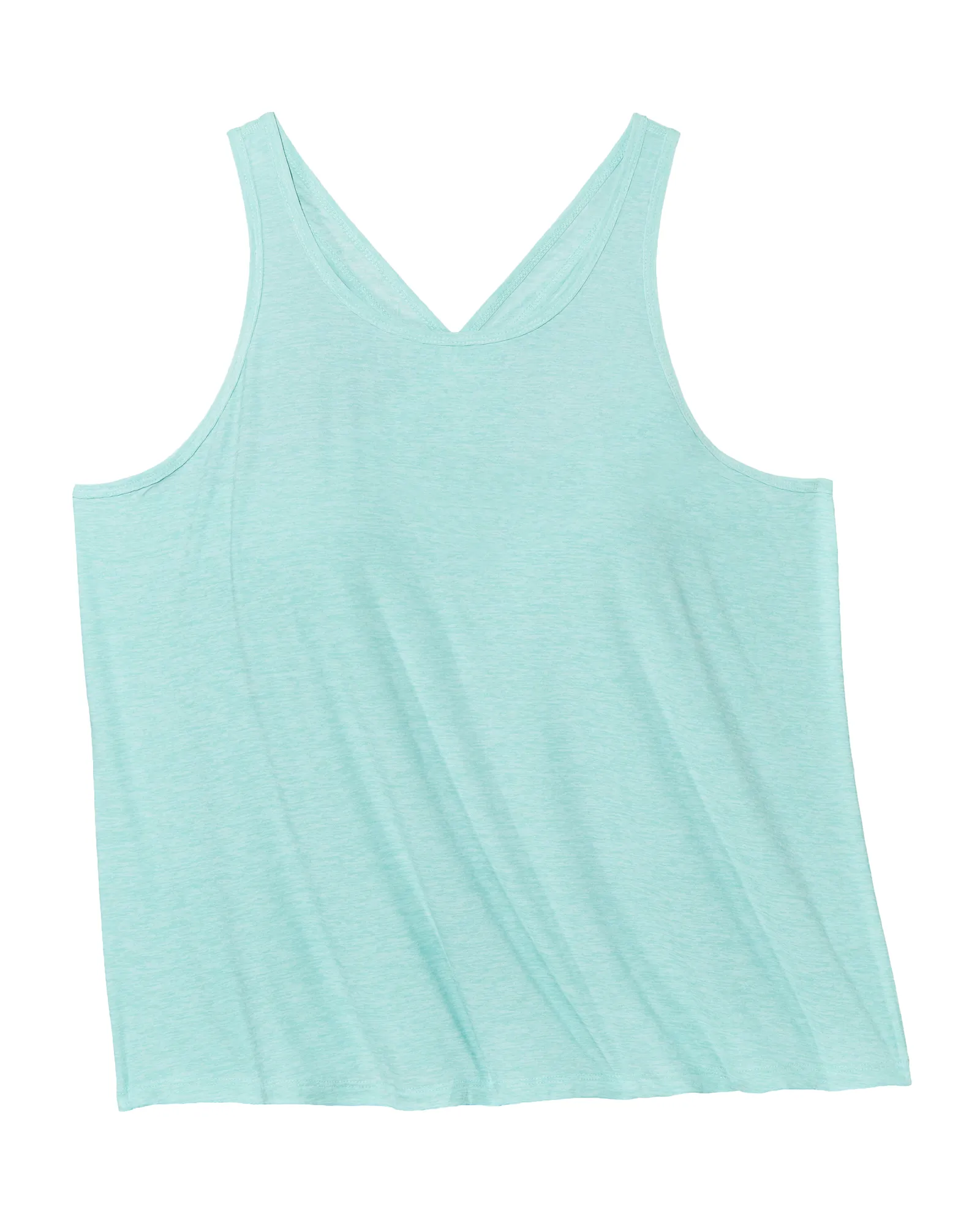 Cosmos Tank with Keyhole Back | Turquoise