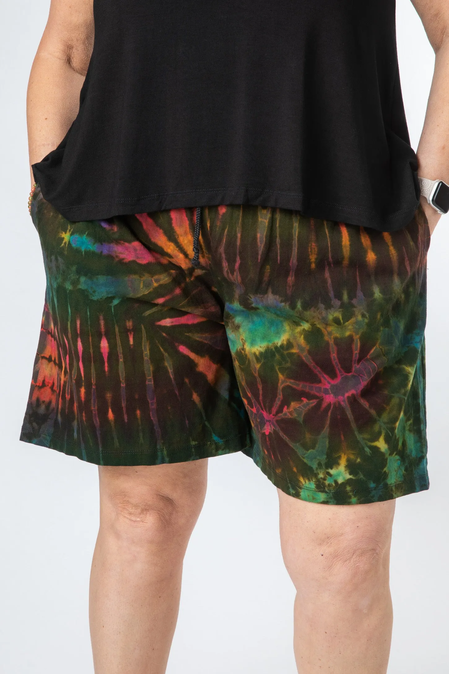 Cotton Tie Dye Shorts