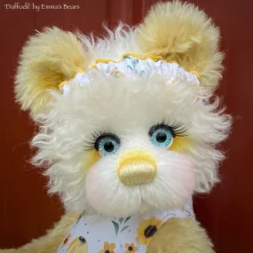 Daffodil - 16" Curlylocks, Mohair and Alpaca artist bear by Emma's Bears - OOAK