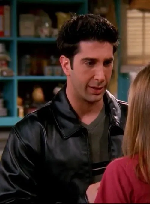 David Schwimmer Friends Season 4 Leather Jacket