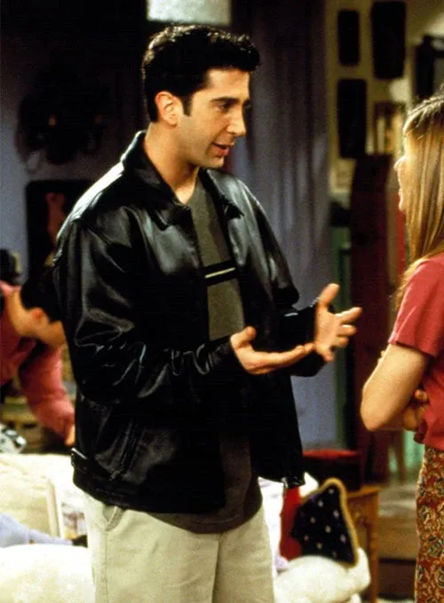 David Schwimmer Friends Season 4 Leather Jacket