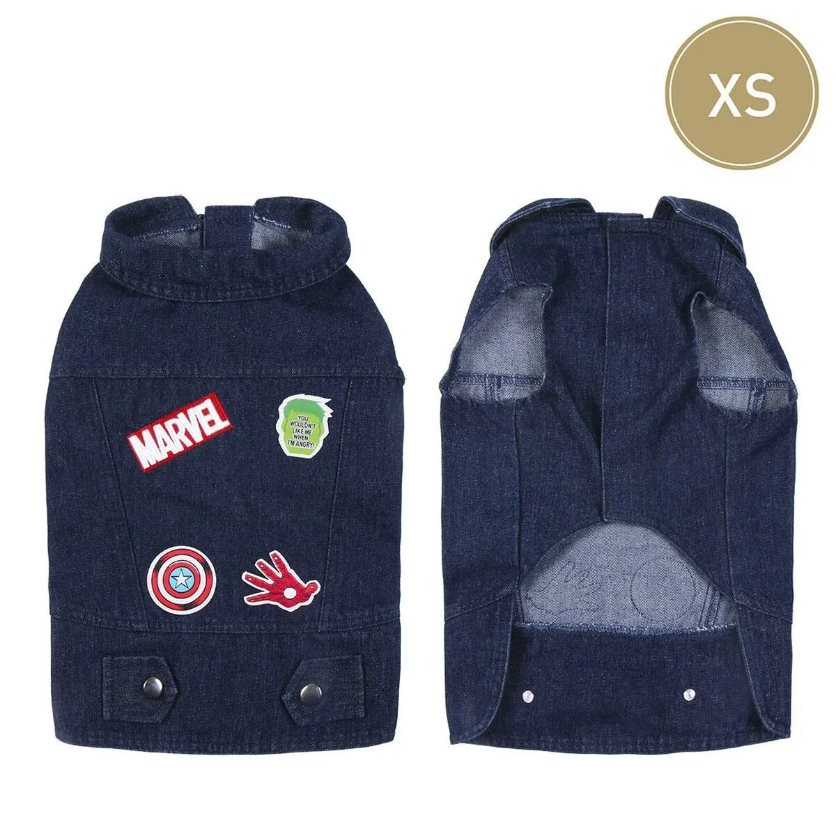 Dog coat Marvel Blue XS