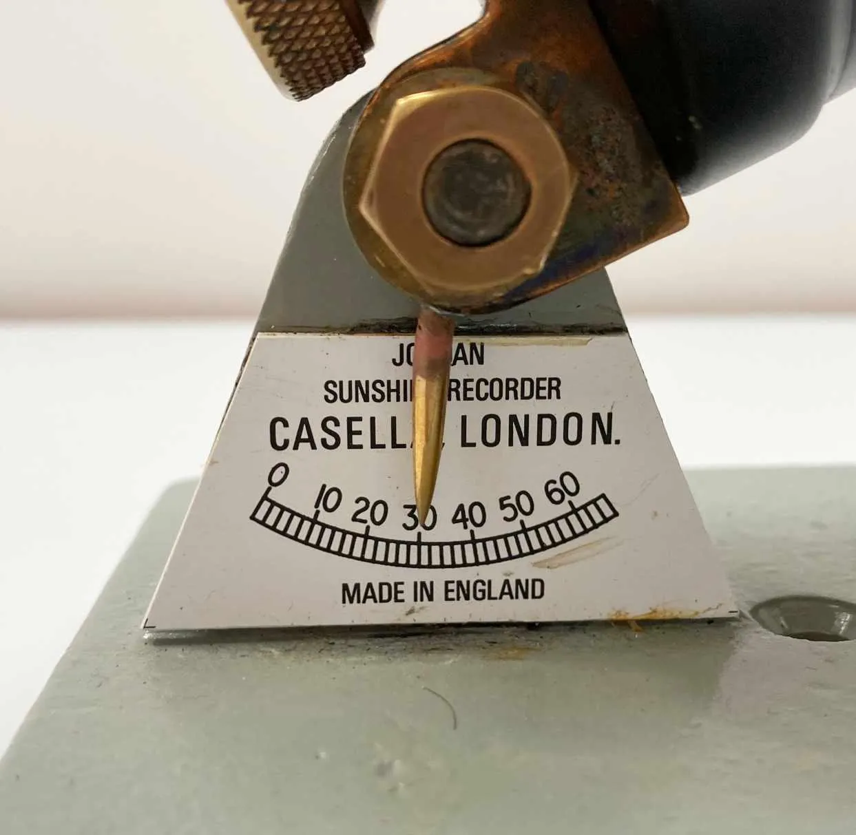 Early Twentieth Century Jordans Pattern Sunshine Recorder by Casella London