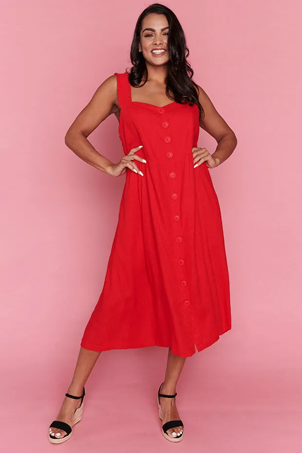 Eddie Red Dress