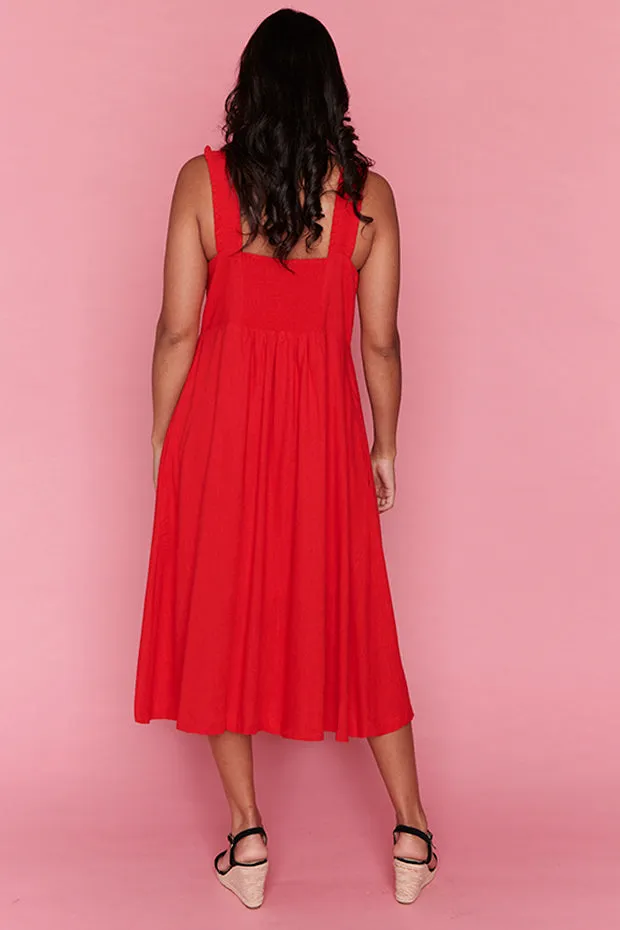 Eddie Red Dress