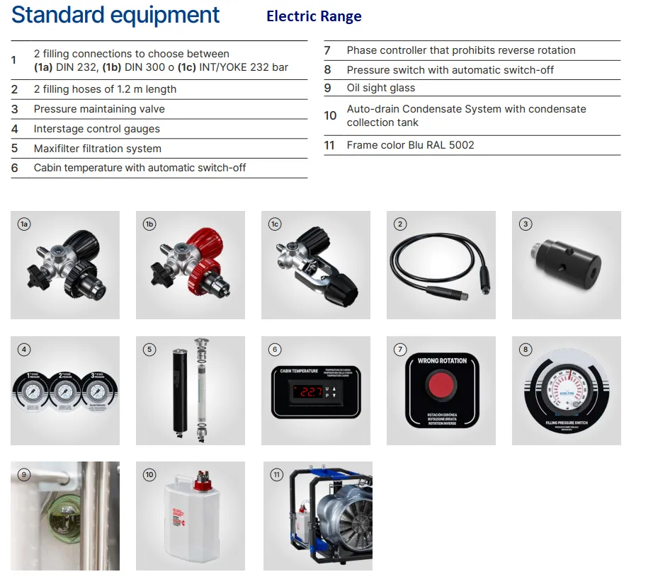 ERGO EFFICIENT BLUE TWIN FILL WHIP COMPRESSOR RANGE