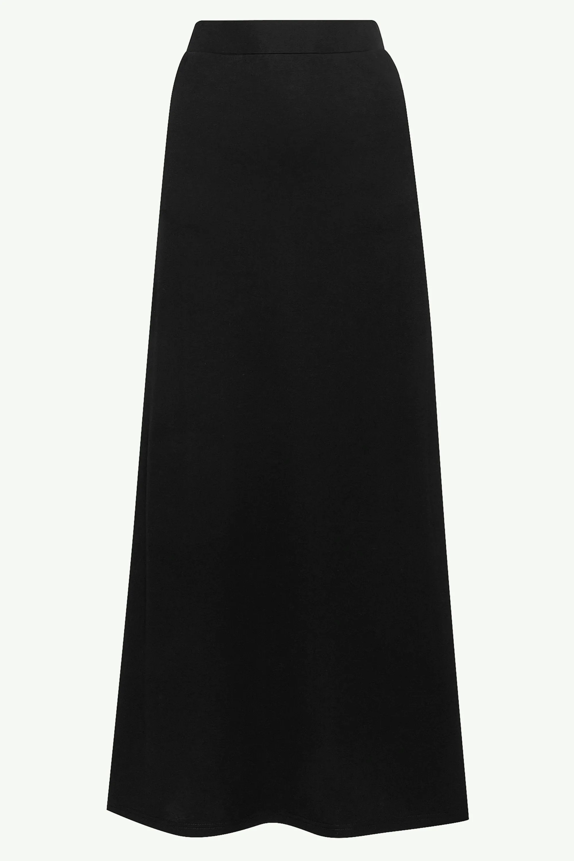 Essential Jersey Maxi Skirt - Black