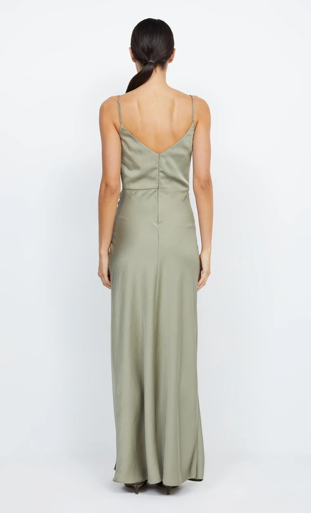 ETERNITY V MAXI DRESS - SAGE