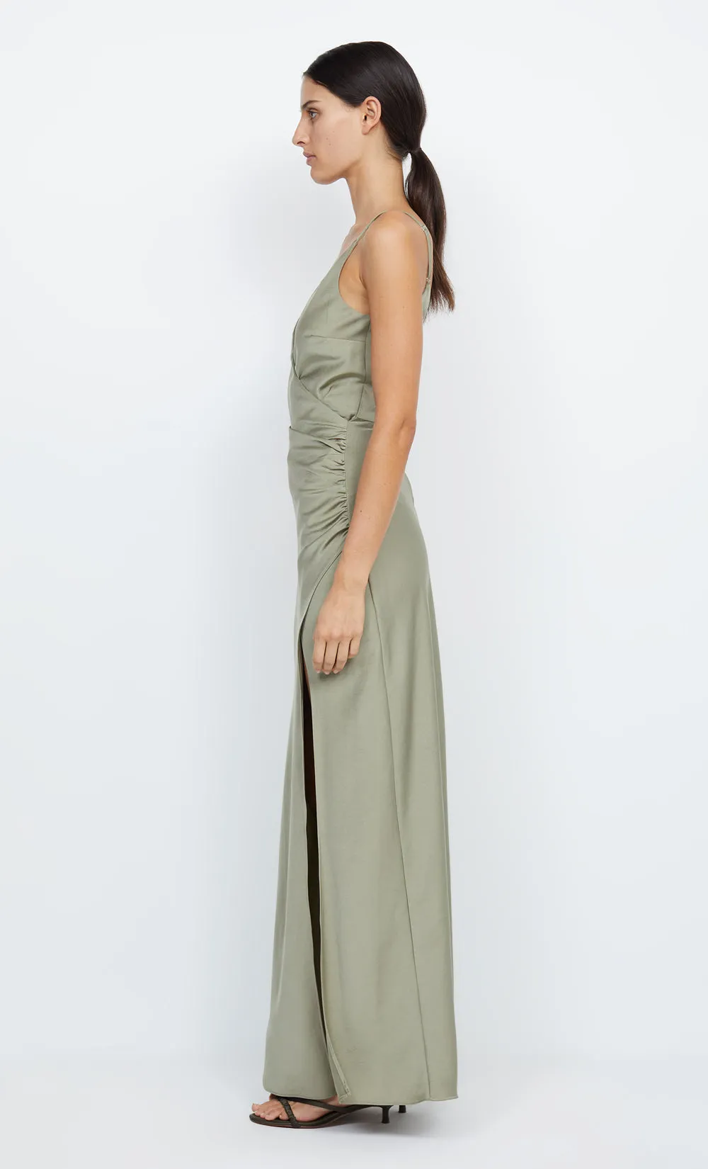 ETERNITY V MAXI DRESS - SAGE