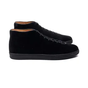 Everdon Wholecut Mid - Black Scottish Deer Suede