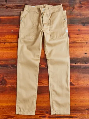 Fall Leaf Sprayer Pants in Beige Chino