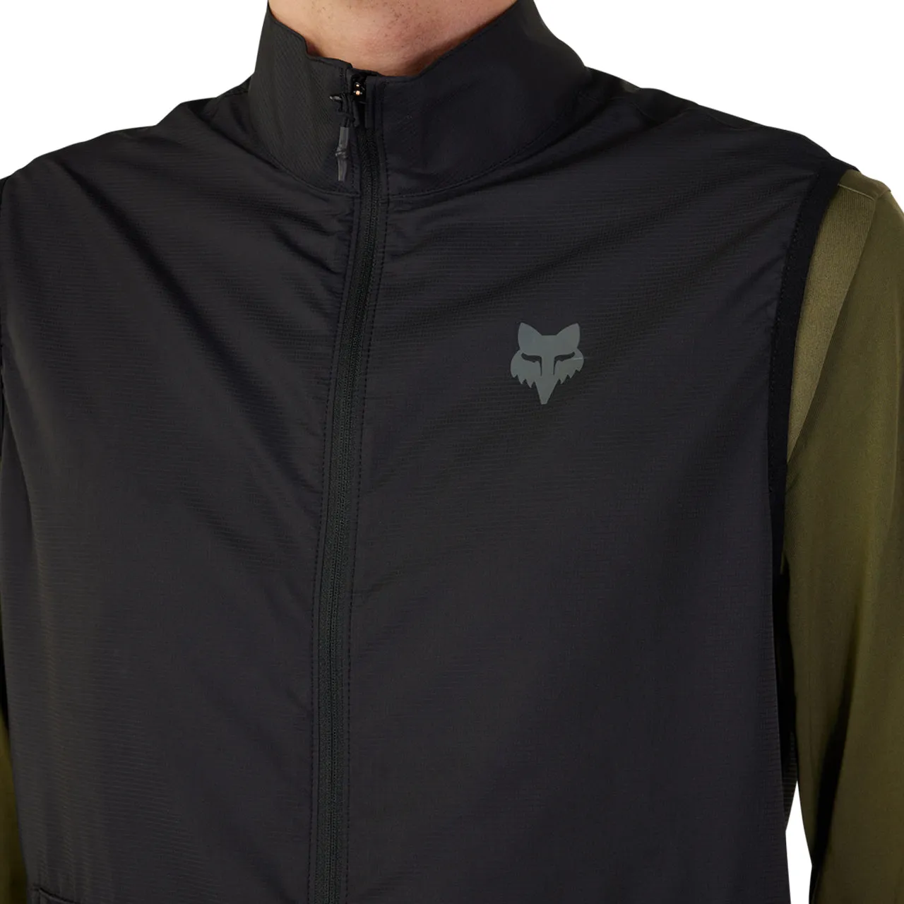 Fox Ranger Wind Mens Cycling Gilet - Black