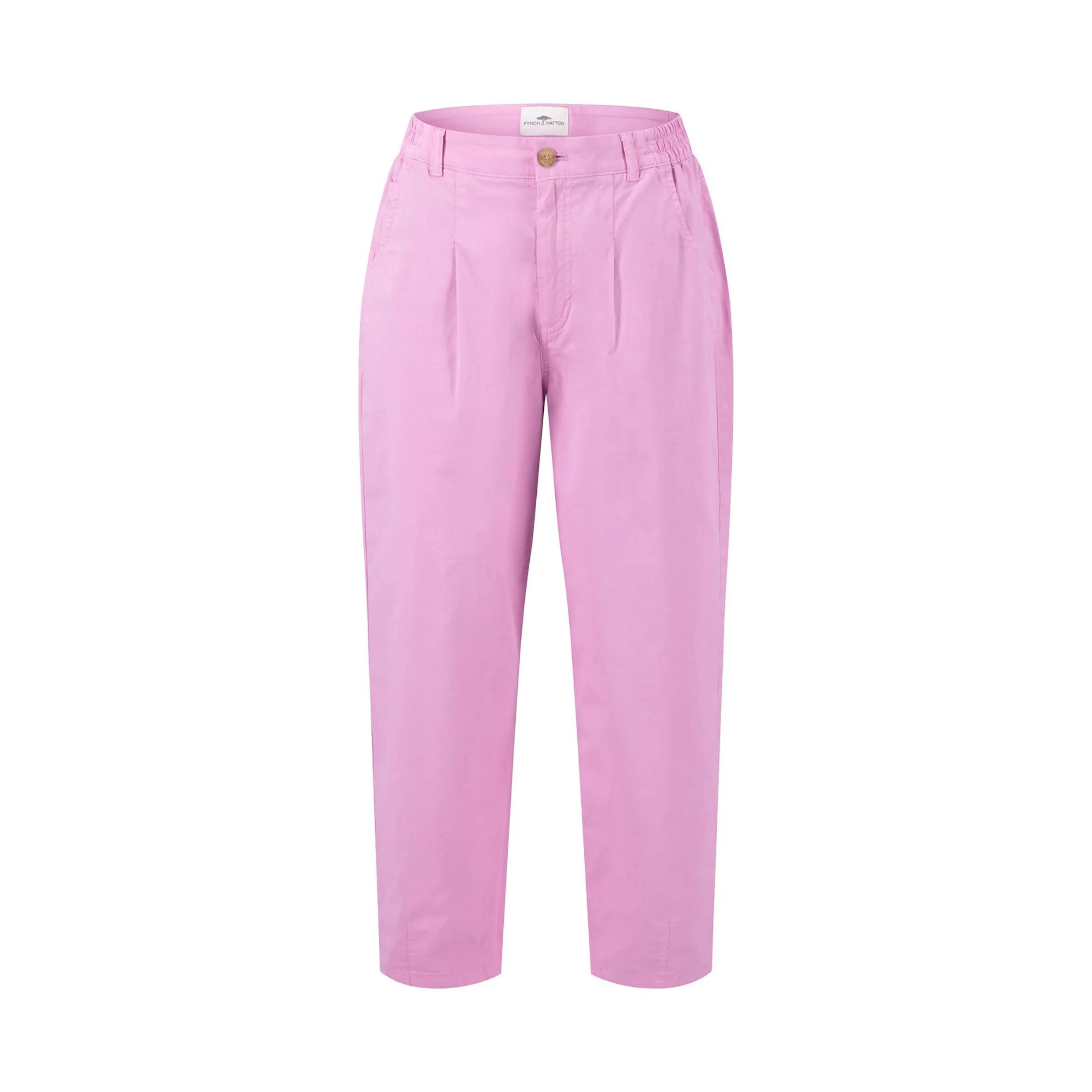 Fynch-Hatton Casual Pleated Chinos Fondant Pink 24024120