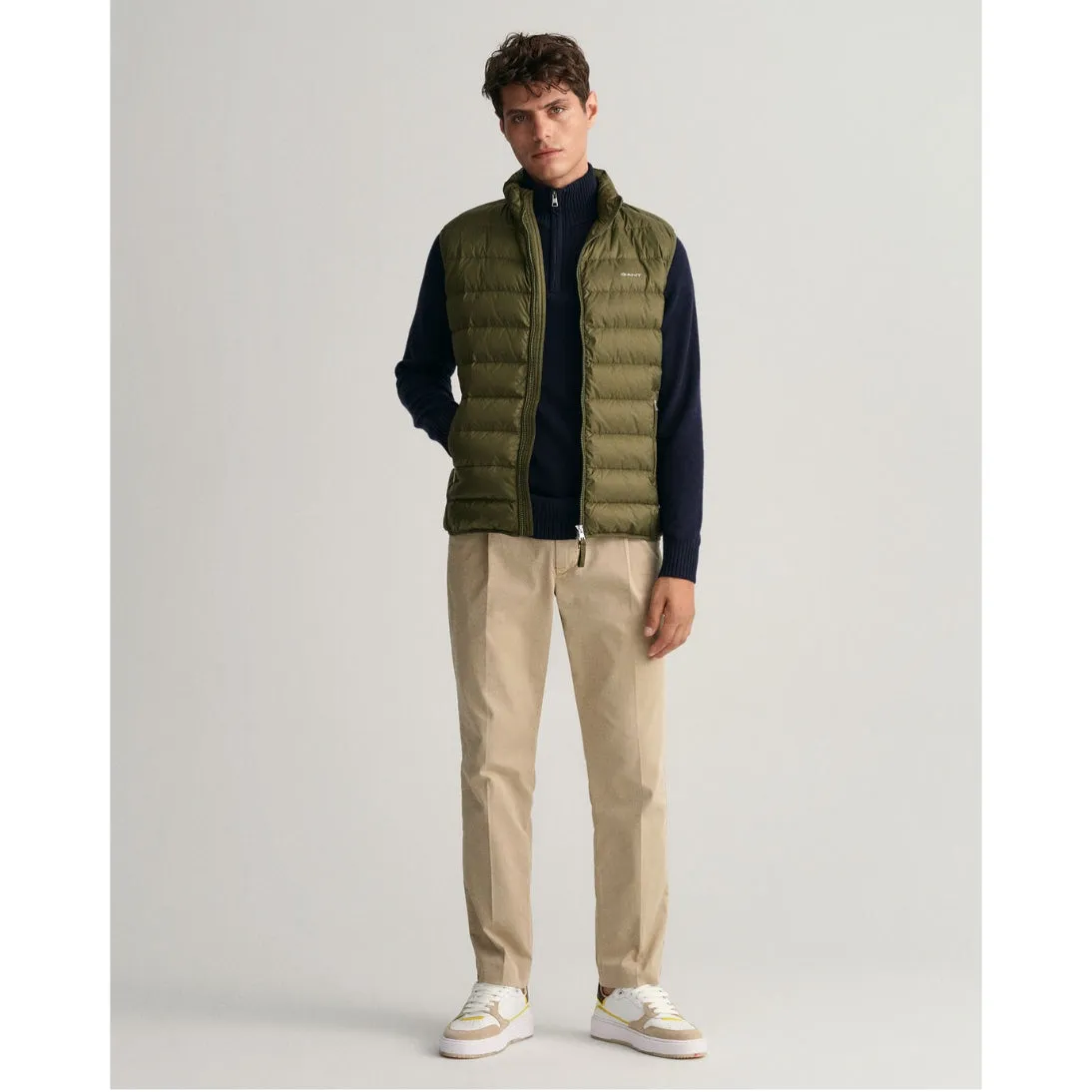 GANT Light Down Gilet Juniper Green 7006299