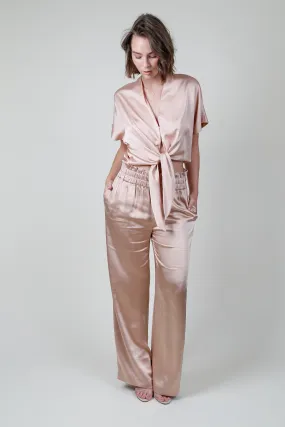 GENERATION LOVE | Theresa Satin Pants - Terracotta