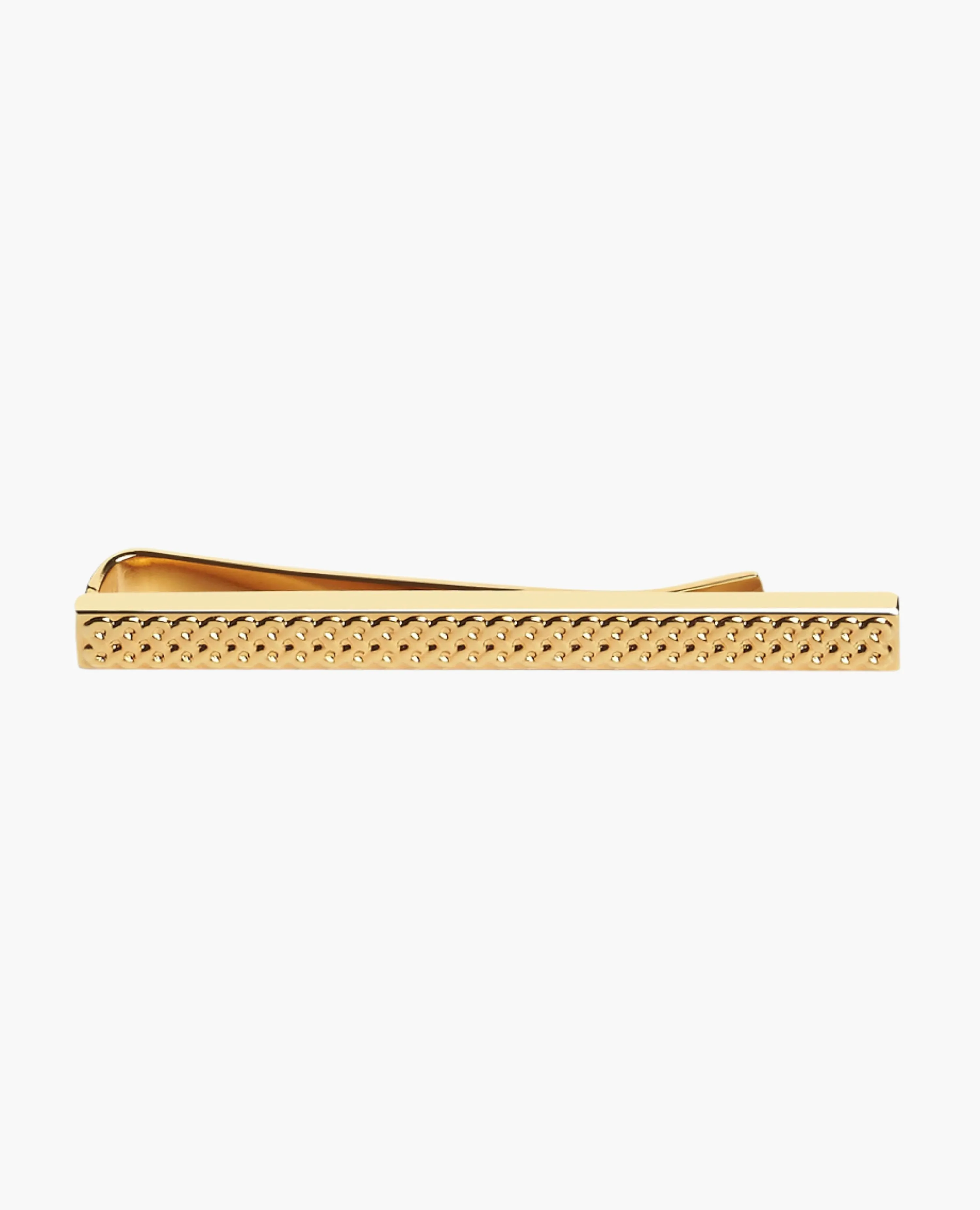 Gold Textured Tie Slide