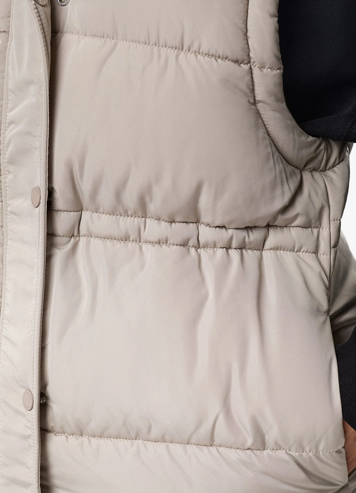 Gym King Longline Gilet - Champagne