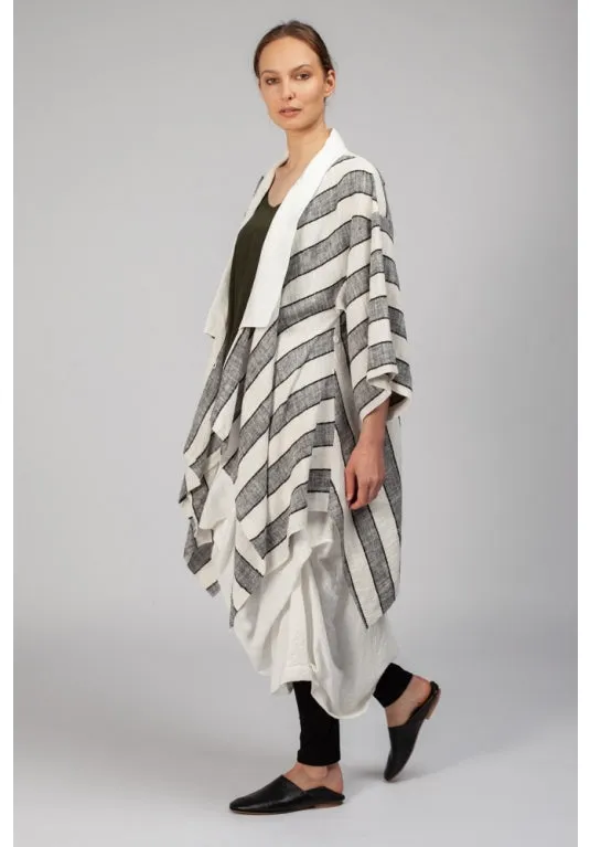 Haori Jacket Grey Stripe