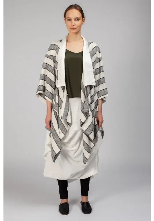 Haori Jacket Grey Stripe