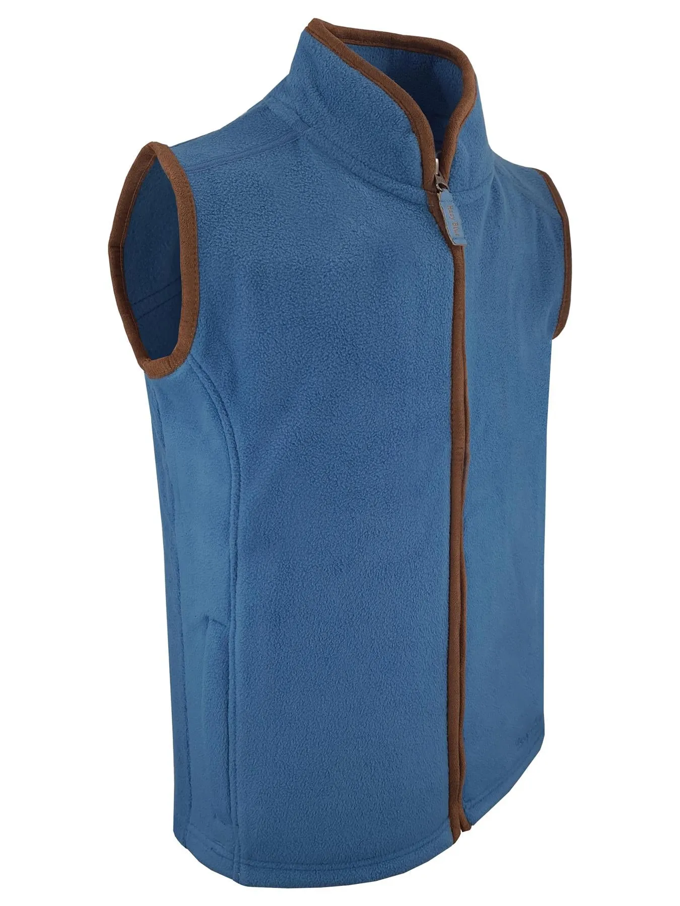 Hazy Blue Freya Full Zip Kids Fleece Bodywarmer