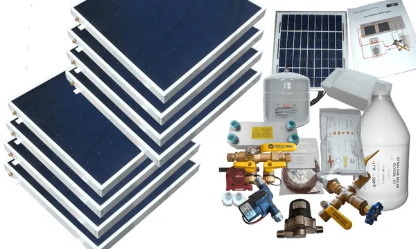 Heliatos Beach Freeze Protected Solar Water Heater Kit