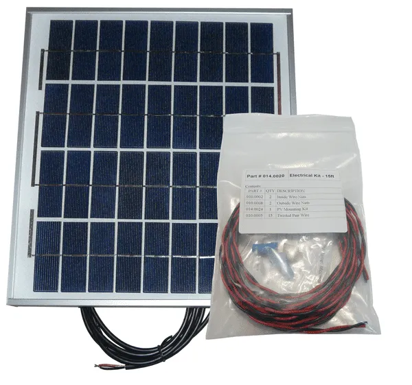 Heliatos RV Freeze Protected Solar Water Heater Kit with Built-In Heat Exchanger