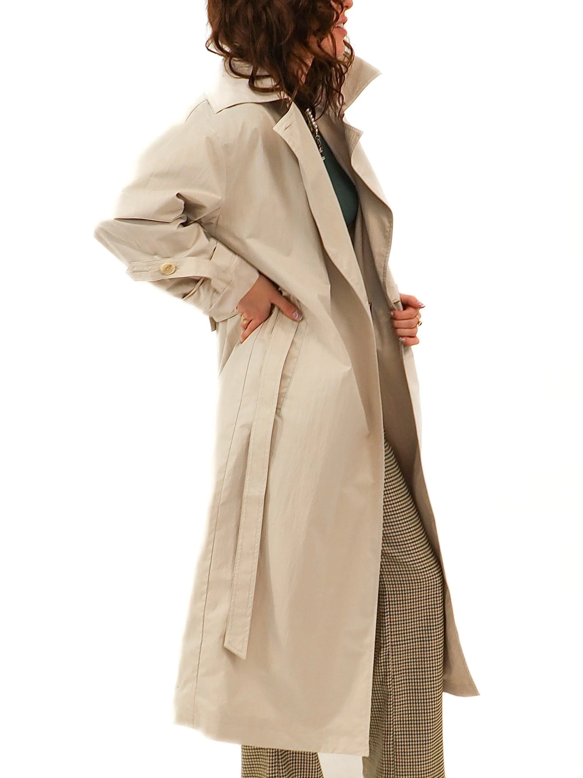 Influencer Oversized Trench Jacket