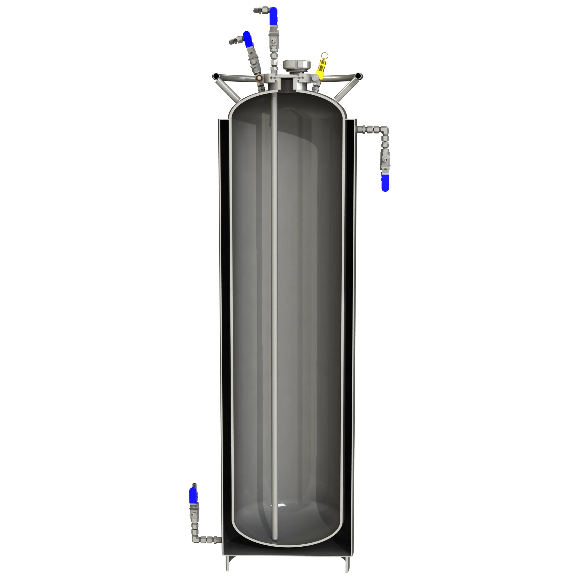 Jacketed Solvent Tank - 100lb