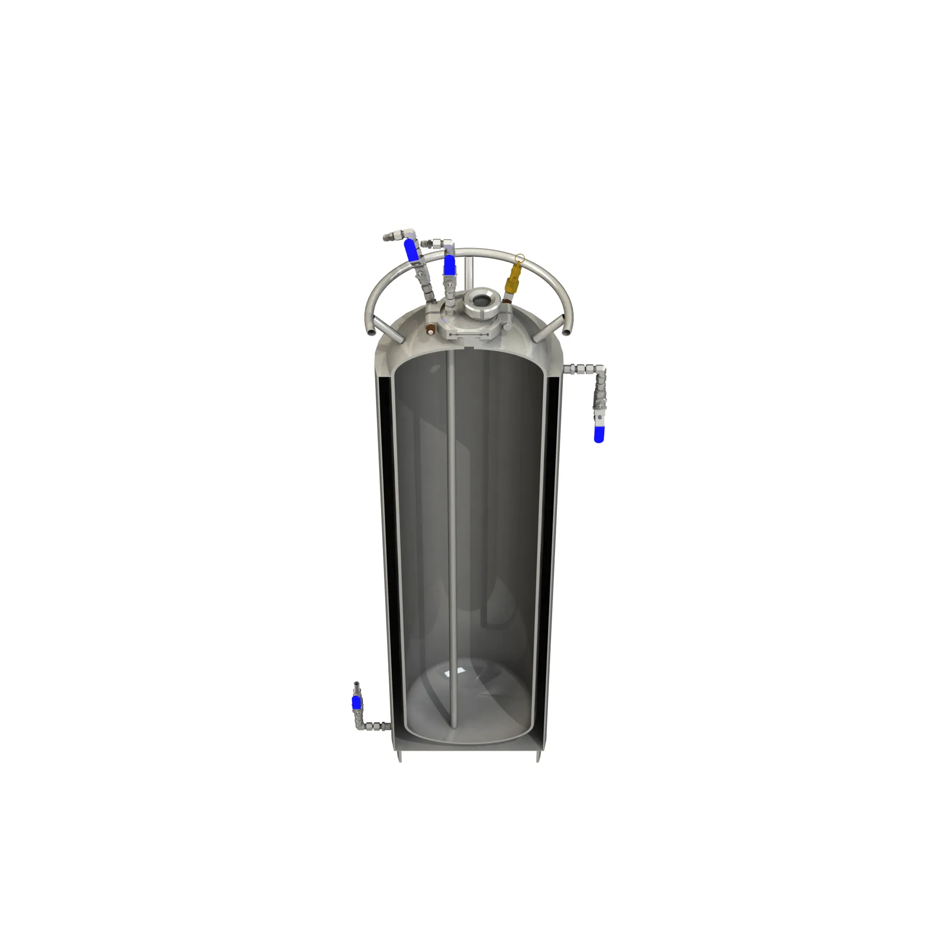 Jacketed Solvent Tank - 100lb