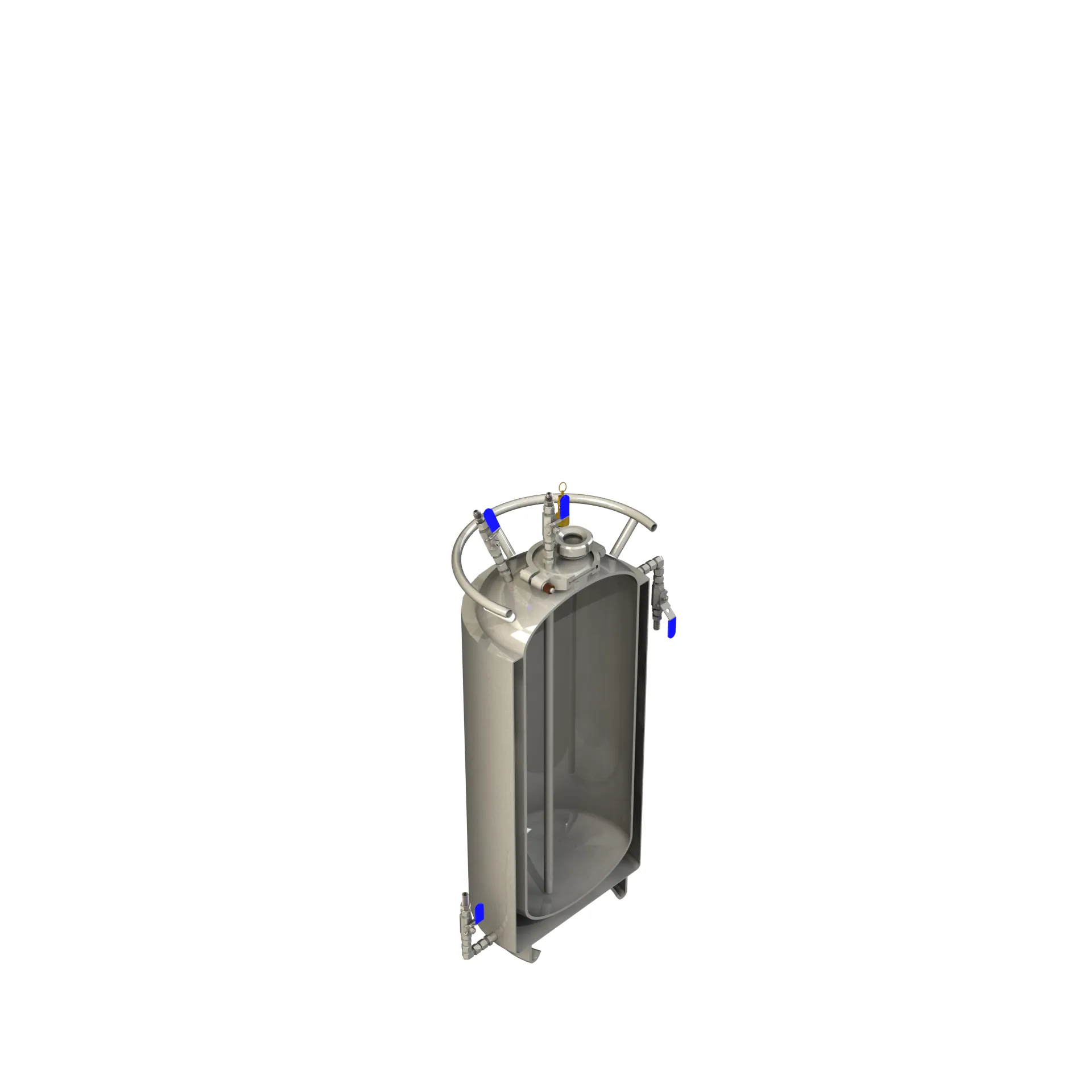 Jacketed Solvent Tank - 50lb