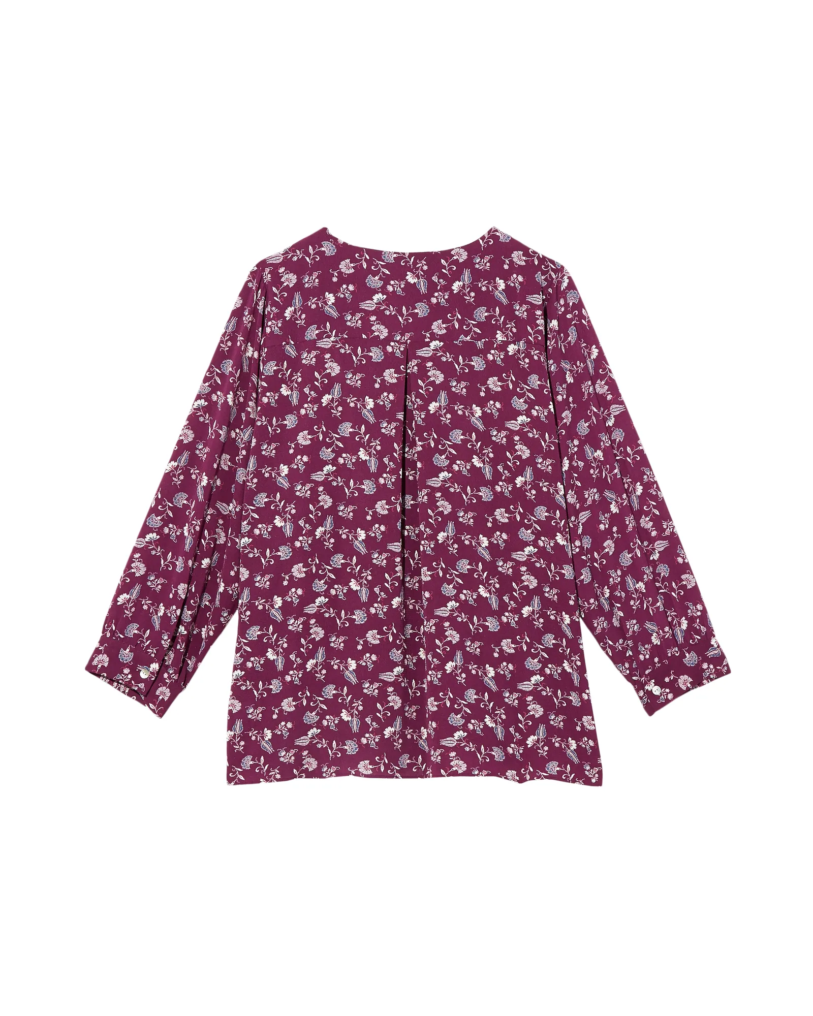 Jamie Blouse | Burgundy / Purple