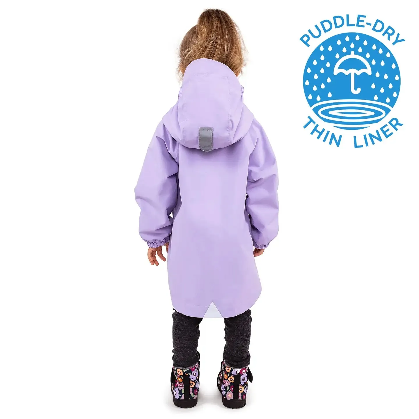 Kids Waterproof Shell Jacket - Lavender