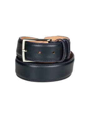 Leather Belt Navy