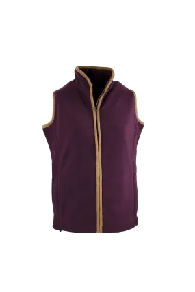 LF201 - Ladie's Fleece Gilet - PLUM