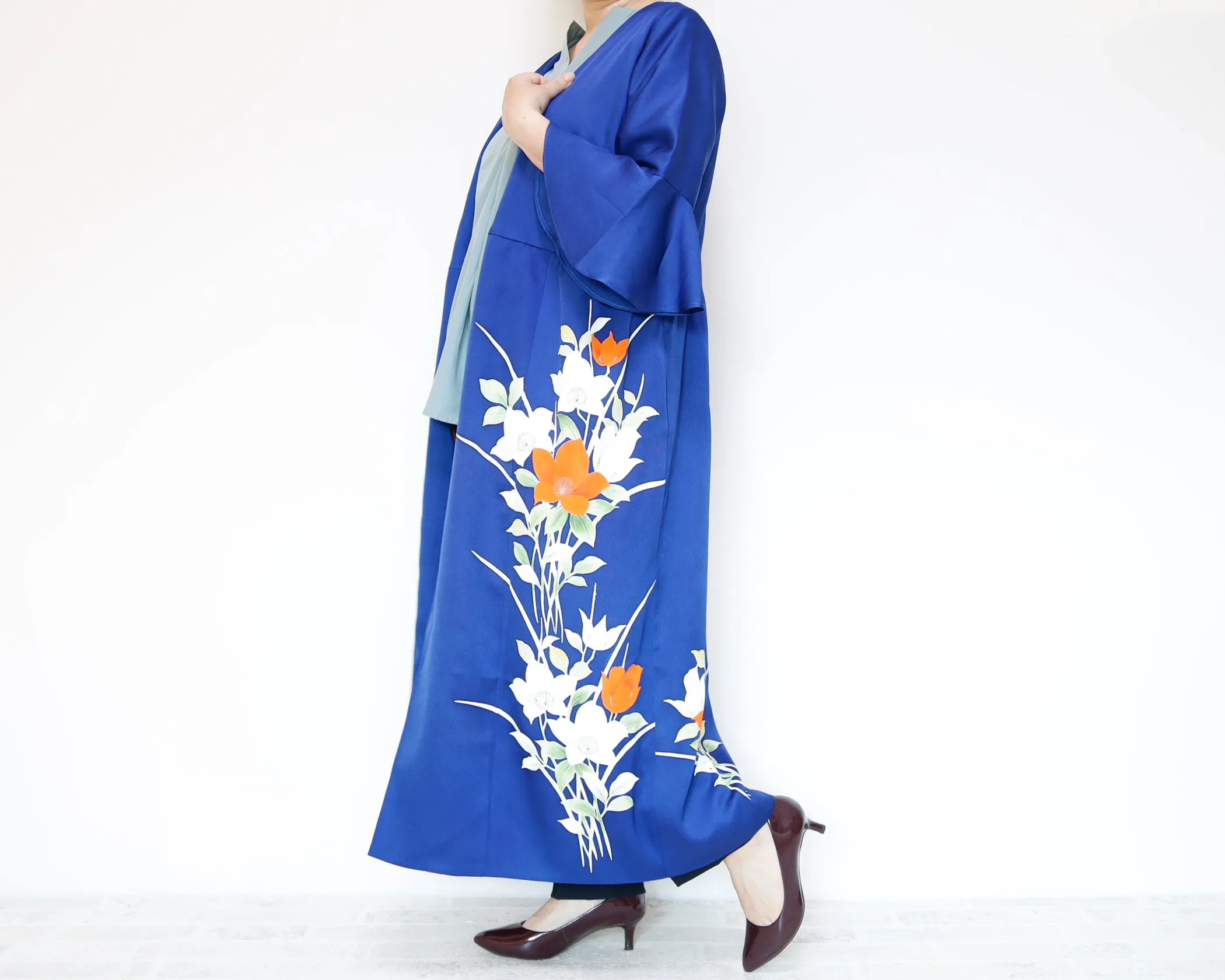 <D16-006> KIMONO WRAPED Dress'n Coat