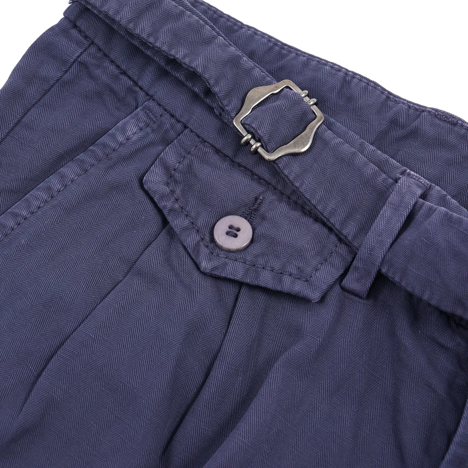 Luigi Borrelli Garment-Washed Cotton and Linen Pants