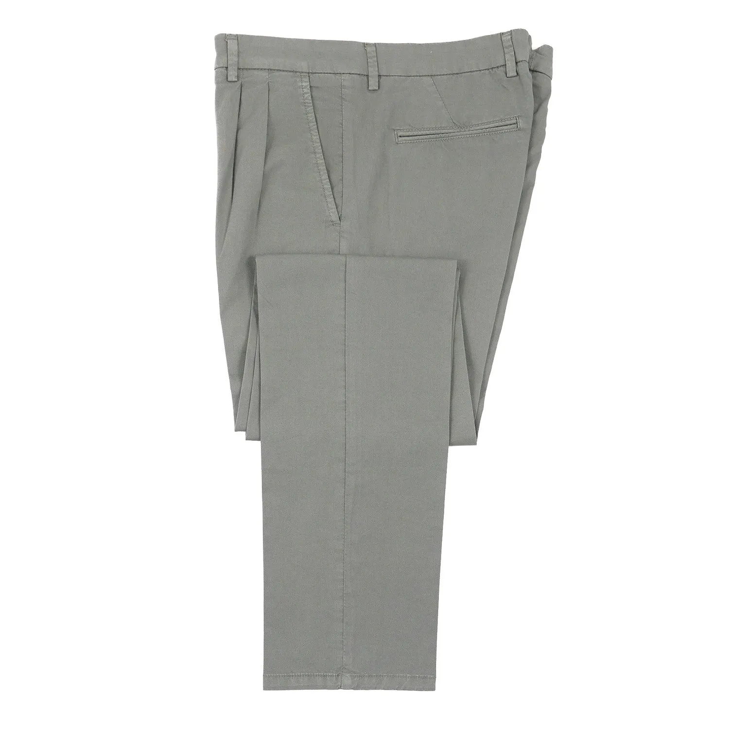 Luigi Borrelli Garment-Washed Cotton Pants